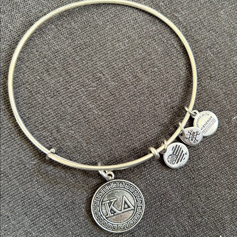 Beautiful Alex and Ani bracelet with Kappa Delta charm.